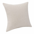 Dekokissen 45 x 45 cm beige Textil quadratisch weich