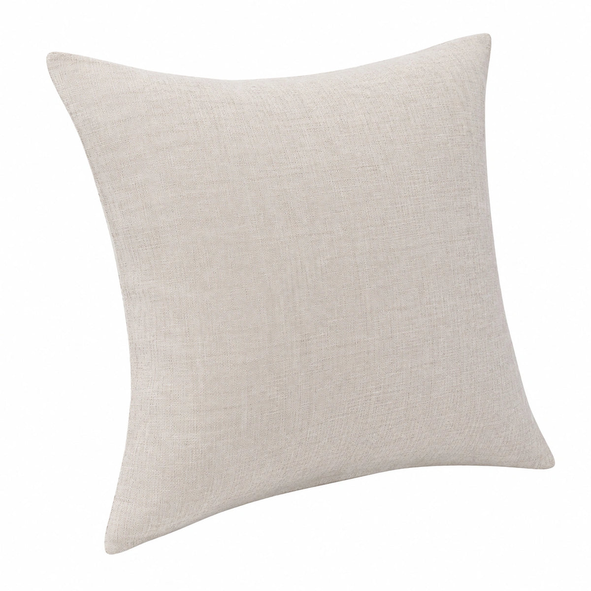 Dekokissen 45 x 45 cm beige Textil quadratisch weich