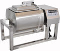 RETRIN Fleischhämmer & -klopfer, 18 L, 30 W, Edelstahl, Schwarz, Fleisch-Tumbler-Marinierungsmaschine, Wurst, Speck und Gemüse Bidirektionale Rotation