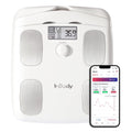 InBody Digitale Personenwaagen, Weiß, Dial H20 Körperfettwaage - Waage für Körpergewicht, Fettanteil und Muskelmasse - Gym Zubehör für Männer & Frauen