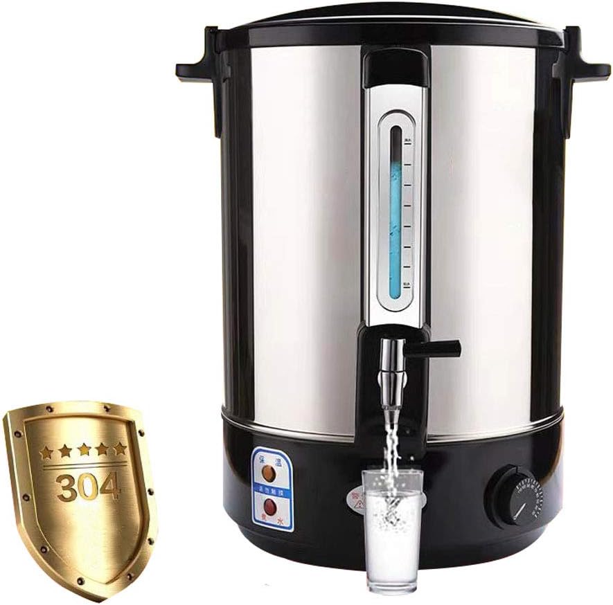 Aprilhp Heißwasserspender, 12 L, 16 L, 8 L, Silber, Kitchen Aid Wasserkocher, Edelstahl Elektrisch mit Zapfhahn, Heizung/Isolierung