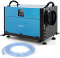 FANTASK Luftentfeuchter, ≤ 58 dB, 73 L, Blech, ABS, Blau, mit 3 Modi & 24H Timer, Bautrockner hängend & freistehend 2in1