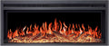 ArtiFlame Elektrokamin, 1600 W, Mehrfarbig/Schwarz, AF38 Multicolor, Elektrischer Einbaukamin mit Heizung, realistischer 3D-Flammeneffekt