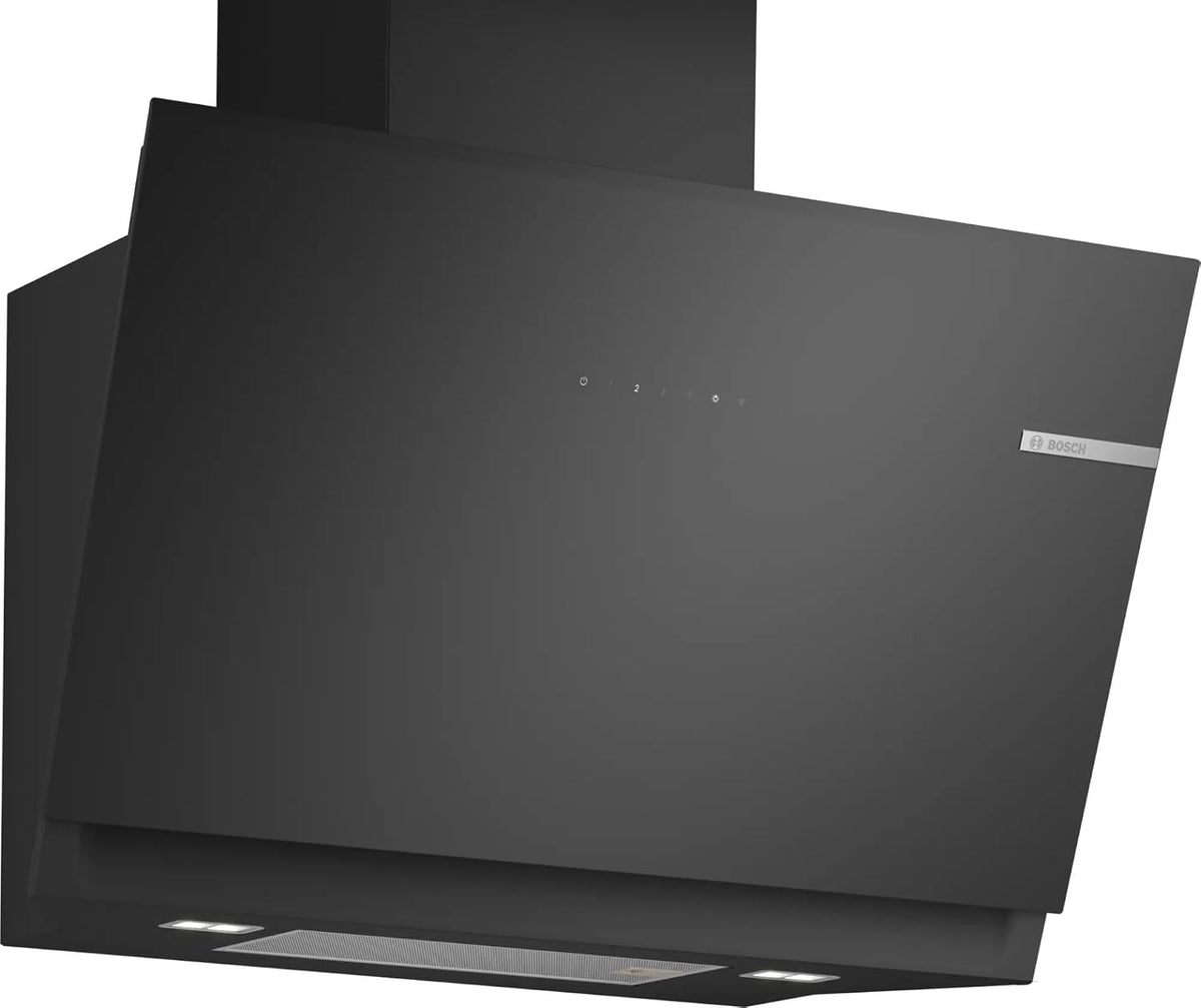 Bosch Dunstabzugshaube, 80 cm, Schwarz, DWK81AN60 Wandhaube Serie 6, 4 Saugstufen, davon 1 intensiv