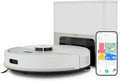 MEDION Saugroboter, Grau, mit Absaugstation und Wischfunktion X22 SW+ (Lasernavigation, Starke 5000Pa Saugkraft