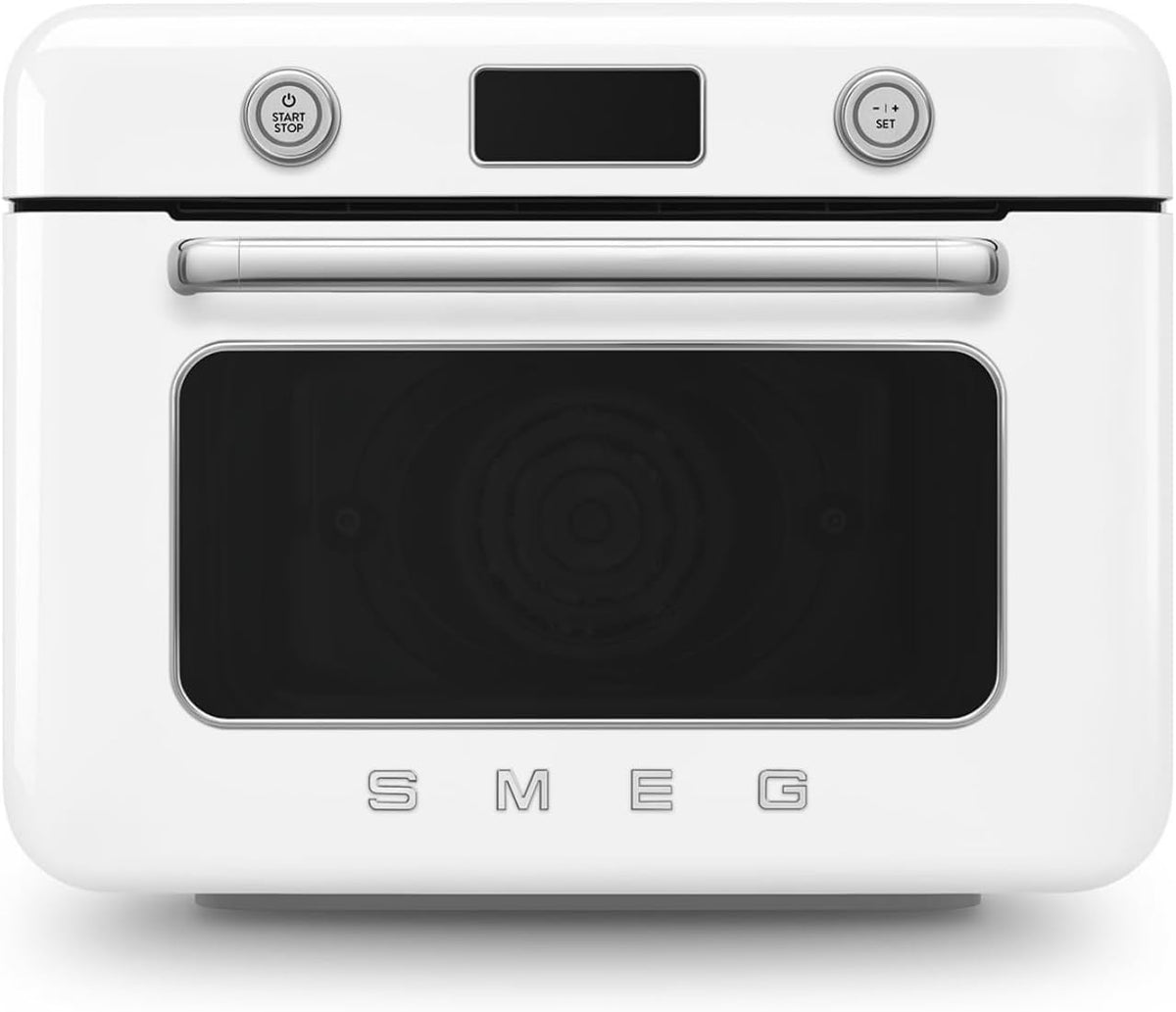Smeg Backofen, 1800 W, Weiß, COF01WHEU, Dampf-Kombi, 10 Kochfunktionen, 33 automatische Rezepte, abnehmbarer Tank