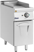 Royal Catering Elektrogrill, 40 x 70 x 90 cm, 5,4 kW, Grau, Elektro-Grillplatte mit Unterschrank Pro 730 Series