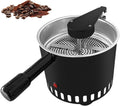 Kaffeebohnen Monitor, Weiß, Kühlmaschine, schneller Bräter mit Edelstahlgeflecht, leistungsstarker Ventilator, automatisches Rühr-Design
