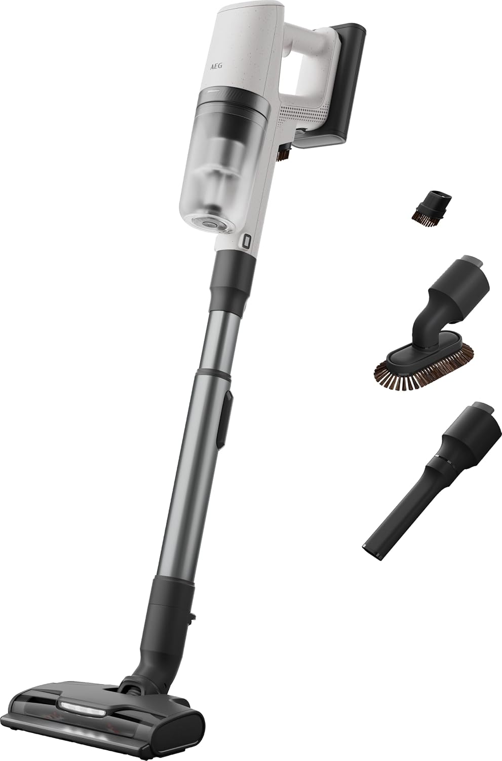 AEG Staubsauger, 25 V, Weiß, Serie 8000 Akku, Kabellos, Alle Böden, AutoModus, bis zu 99% Staubaufnahme, bis zu 50 min Laufzeit