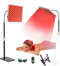 Warmforwel Infrarottherapie, Schwarz, 225 LED-Rotlichttherapie-Panellampe, 660 nm & 850 nm Nahinfrarot-Rotlichttherapiegerät