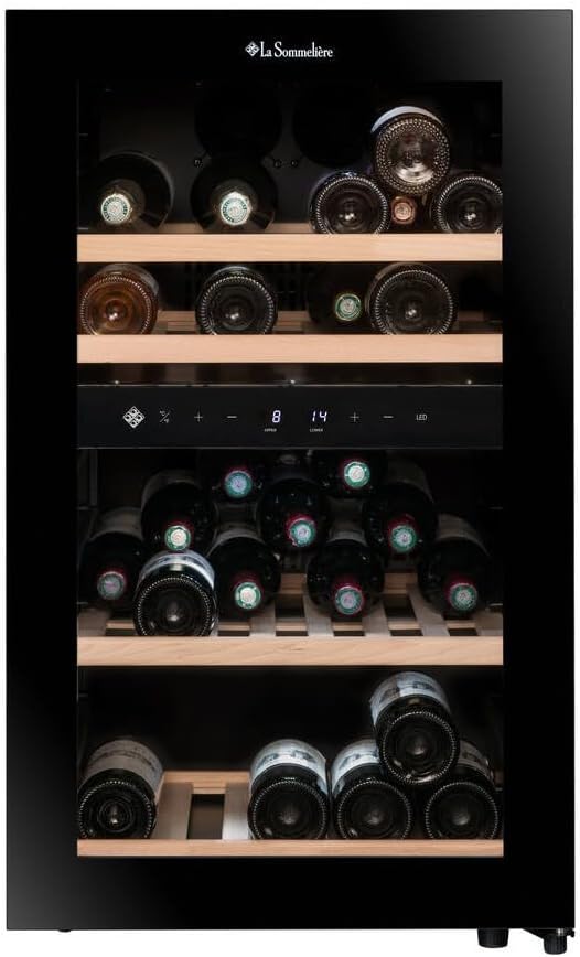 LA Weinkühlschrank, Schwarz, SOMMELIERE Servierkeller SLS45DZ