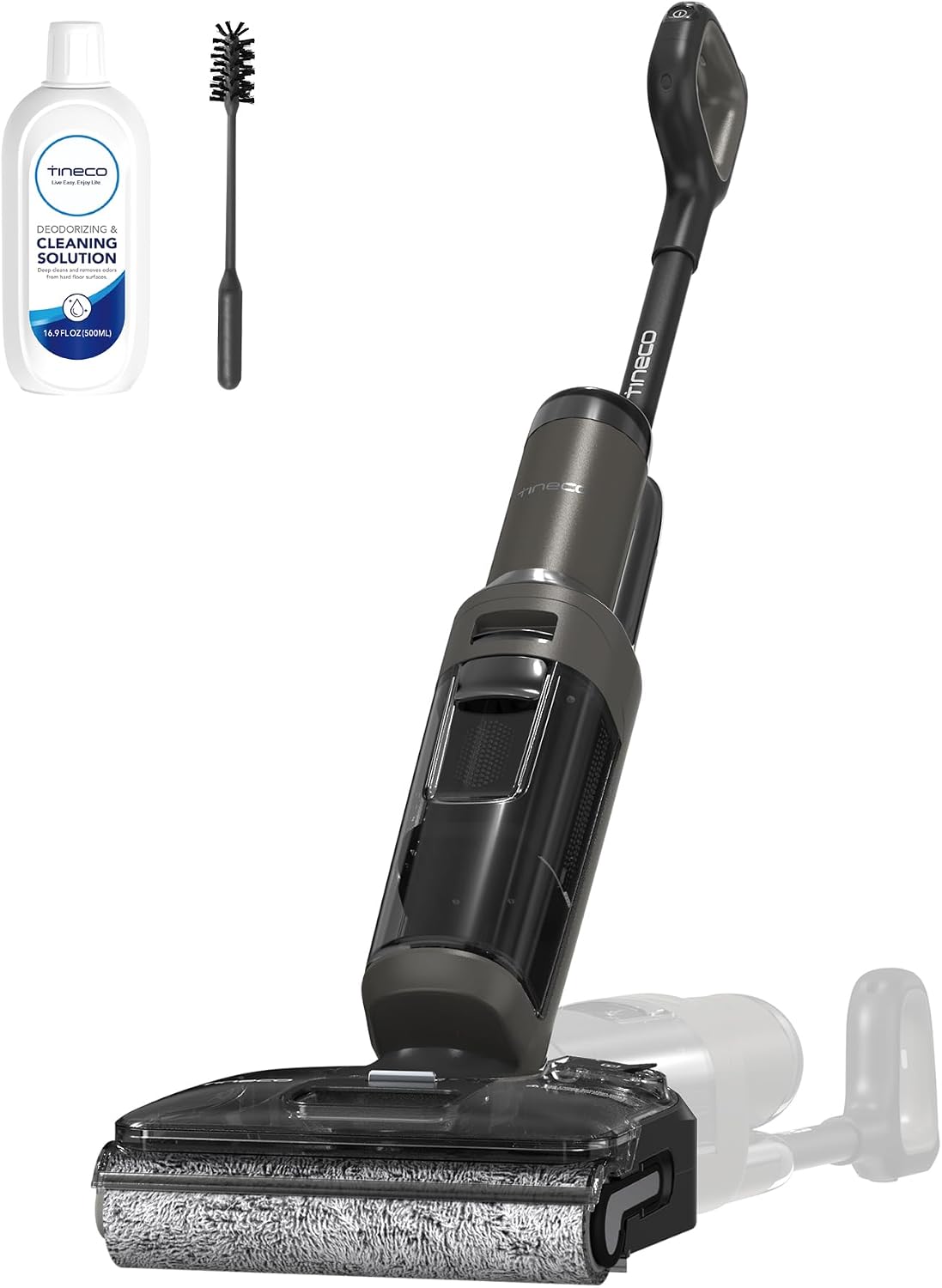 Tineco Nass-,Trockensauger für Werkstätten, Schwarz, Floor ONE i6 Stretch Nass Trockensauger, 85 °C Heißluft-Trocknung