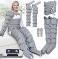 LQJHDM Fußmassagegeräte, Schwarz, Lymphdrainage Gerät Beine bei Lipödem Arme und Bauch für, 6 Kammern Beinmassagegerät Lymphdrainage Recovery Boots