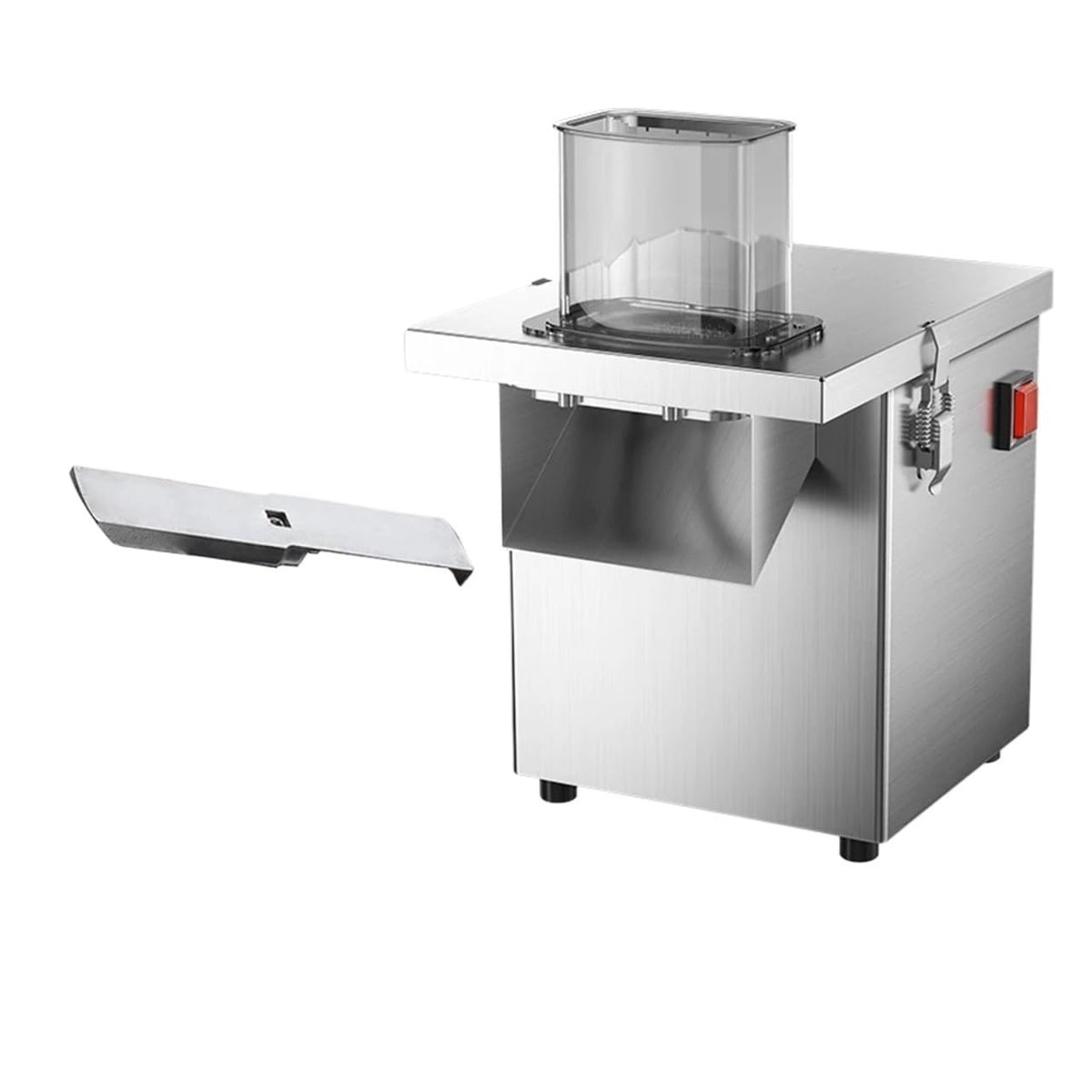 DMETE Sirup- & Honigspender, 23 * 28 * 36 cm, Edelstahl, Schwarz, Multifunktionale Gemüsewürfelschneidemaschine Elektrischer