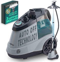 True & Tidy Elektrische Dampfgarer, 1800 W, 2,9 l, Grau, ® Kommerzieller Dampfgerät für Bekleidung, robust, für den privaten und gewerblichen Gebrauch