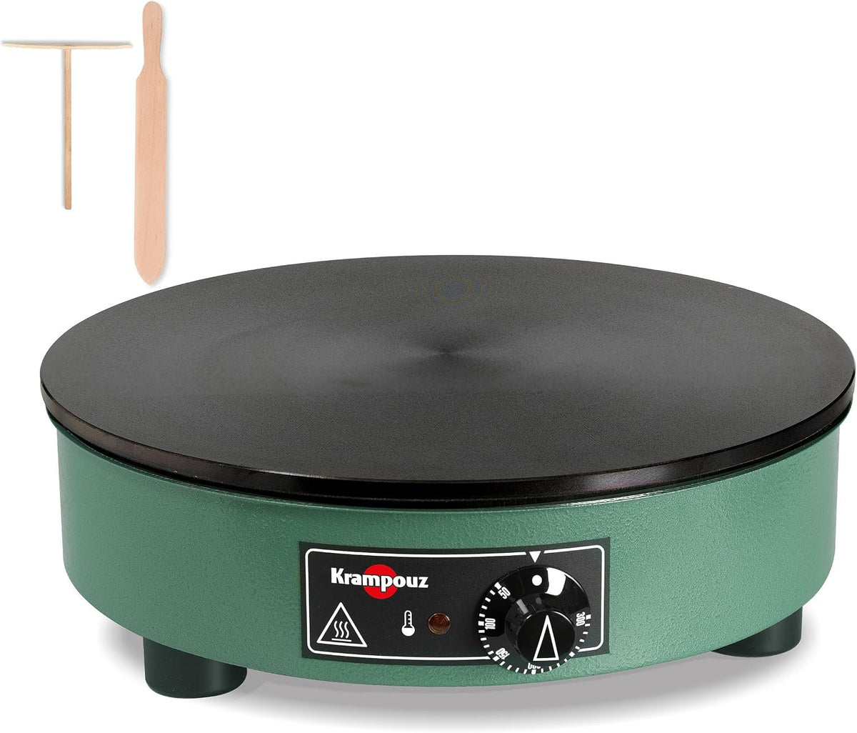 Krampouz Crepesmaker, 40 cm, Schwarz, Crepes Maker elektrisch - Crepeseisen aus bearbeitetem