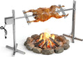 DOBADN Bräter & Grills, 60 kg, Schwarz, Spanferkelgrill mit Motor Belastbarkeit