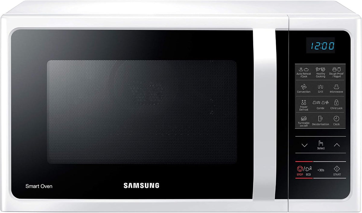 Samsung Mikrowelle, 51,7 cm, 900 W, 28 L, Weiß, MW5000H Kombi- MC2BH5013AW/EG mit Grill und Heißluft / /