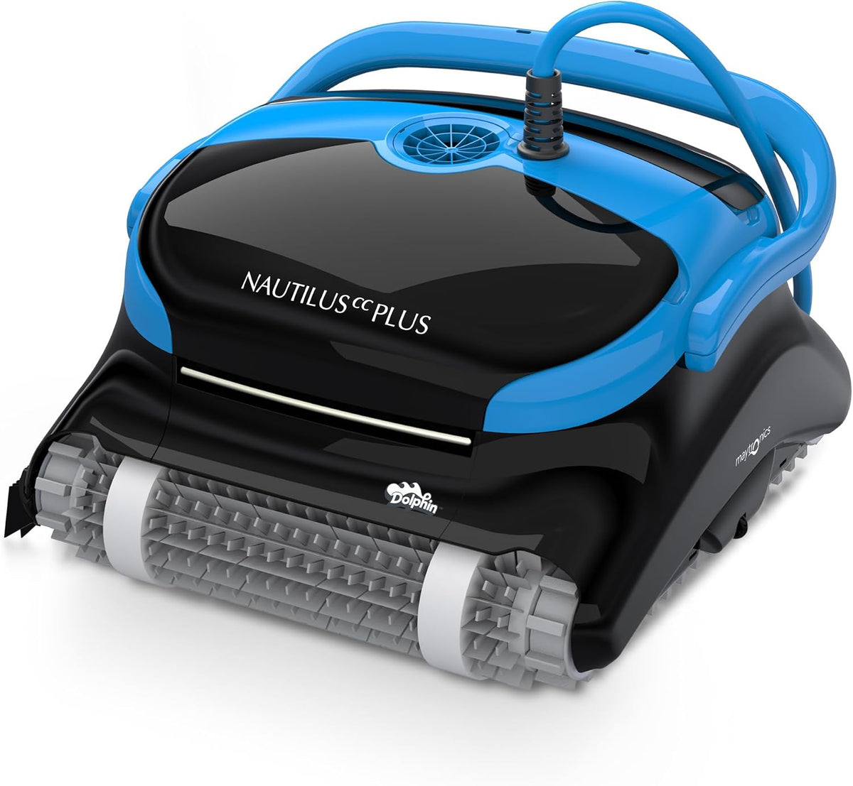 Dolphin Poolroboter, 12m, Schwarz, Nautilus CC Plus Boden und Wand, Intelligenten Navigation, Starke Saugkraft