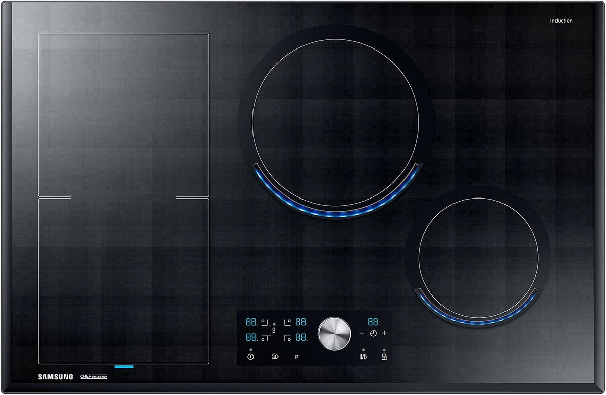 Samsung Kochfeld, 80 cm, Schwarz, NZ84J9770EK/EF autarkes Virtual Flame Induktions / /