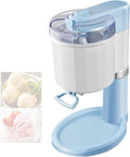 ZSETG Eismaschine, 1000 ml, 15 W, ABS+PP, Grau, Elektronische, Vollautomatische, Haushalts-, Dessert-, Haushalt