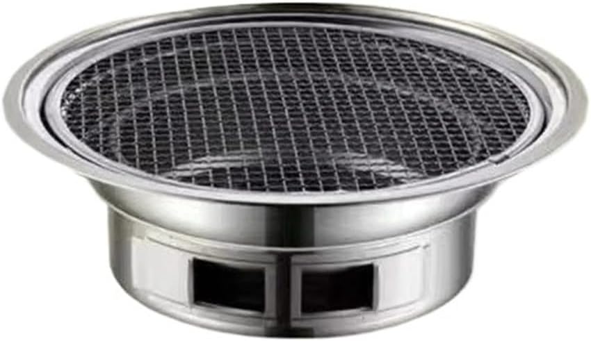 HBDNZMBDLS Holzkohlegrill, Braun, Barbecue-Grill, Kompatibel Mit Outdoor-Kochen, Tisch-Holzkohleofen