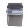 Xiuganpo Eismaschine, 220 V, ABS und Edelstahl, Silber, Geräuschloses Design für Küchen, Milchteeläden, Kompakte aus Edelstahl (EU-Stecker )