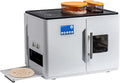 GwlThixion Quesadilla-Maker, Grau, Vollautomatischer Roti- Und Chapati-Maker, Elektrische Chapati Tortilla Pfannkuchen Flachbröte Pita