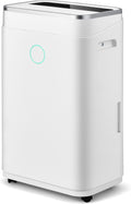 RELAX4LIFE Luftentfeuchter, 25 L, 30m, Weiß, /Tag, Raumgröße ca. ², Entfeuchter elektrisch mit 3 Modi, 24H Timer