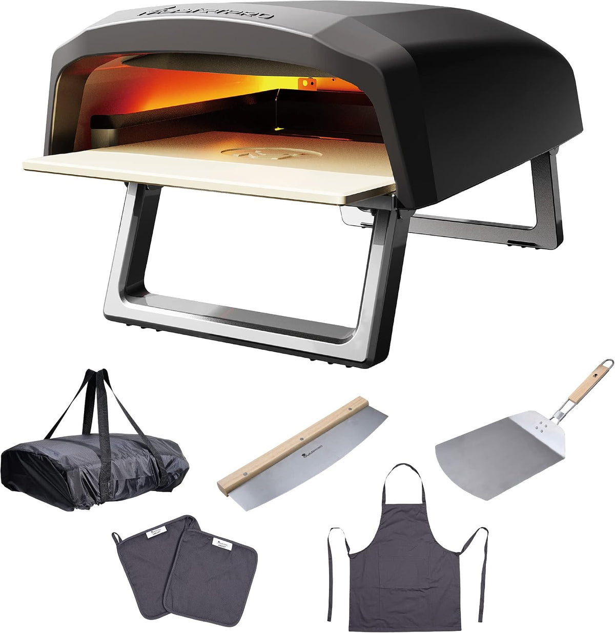 MasterPRO Pizzaöfen, Schwarz, Pizza Oven