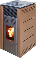 MAESTRO FERRETERO Pelletheizungen, 8 kW, Braun, JOIMA - Pelletofen ohne Strom Natur Style Modell
