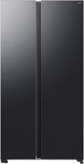 Samsung Side-by-Side-Kühlschrank, Schwarz, RS60F Side-by-Side mit No Frost+ und AI Energy Mode, EEK: E