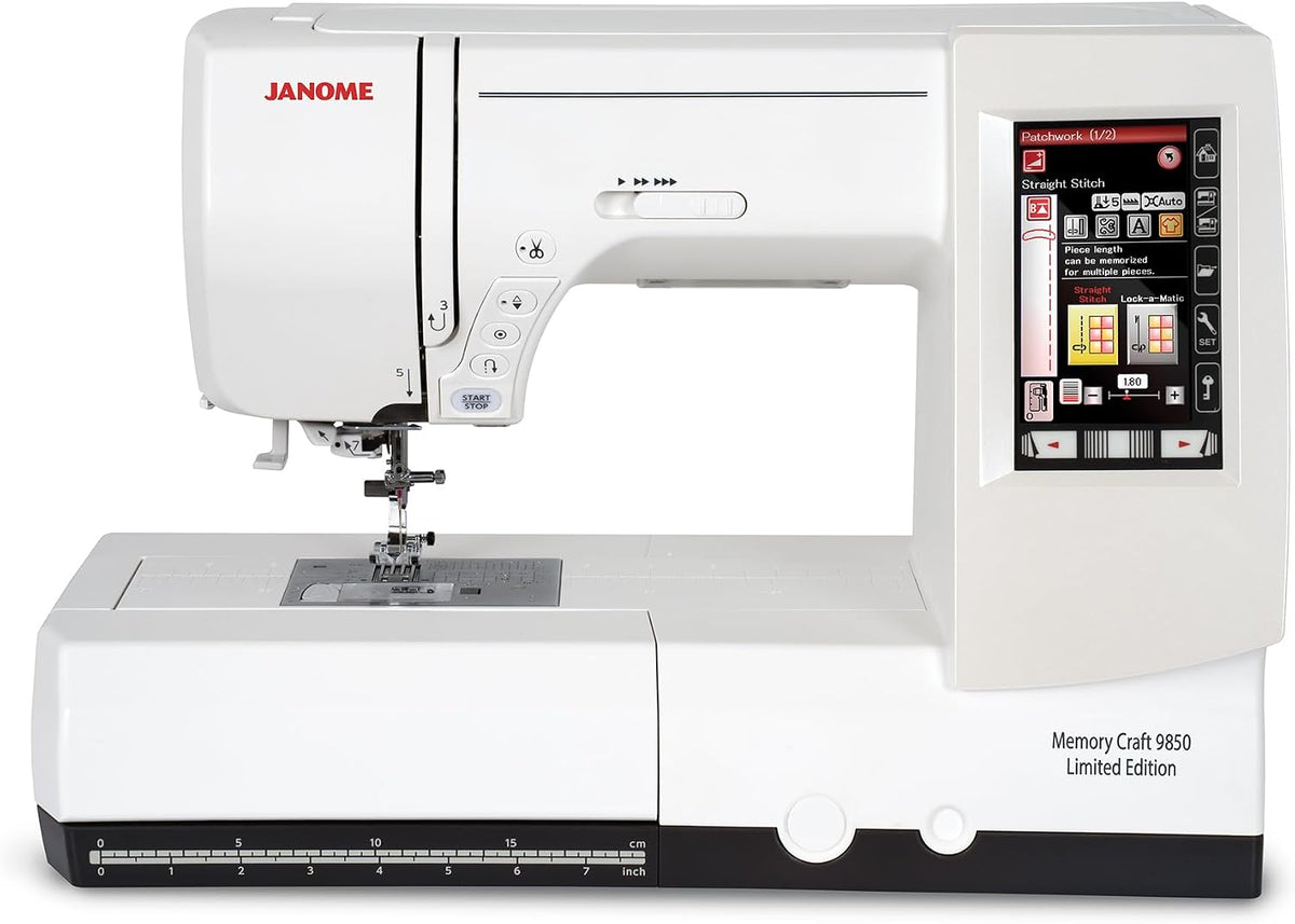 Janome Stickmaschinen, Schwarz, Memory Craft 9850 Limited Edition Computergesteuerte Näh