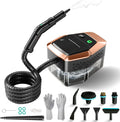 Sofa Bestbuy8, 1,8 l, 4 Bar, Schwarz, Dampfreiniger für Zuhause und Auto, 3-stufig verstellbarer Dampfgarer zur Reinigung