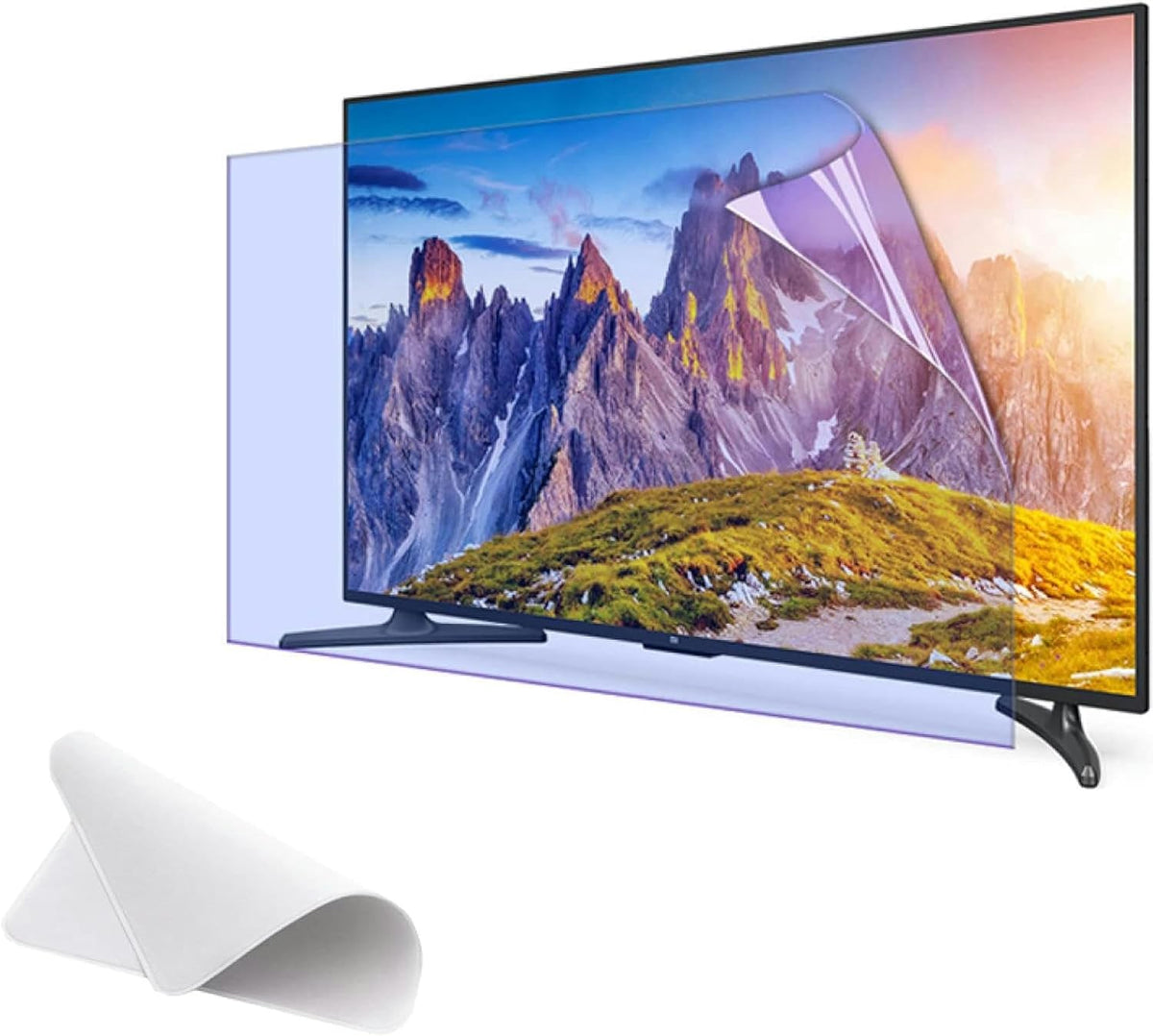 TV-Schutzfolie, 85 Zoll, Schwarz, TV-Bildschirmschutzfolie, Matte TV-Displayschutzfolie 75- Klarer