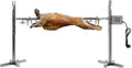 WSIKGHU Elektrogrill, 136 x 39 x 75 cm/53.54 x 15.35 x 29.52 in., 40KG, 220 V, 25 W, rostfreier Stahl, Silber