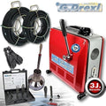 G. Drexl GmbH & Co. KG Reinigungssets, 150 mm, Schwarz, Rohrreinigungsmaschine Maxi Power 150 Set3 Rohre von 20 bis