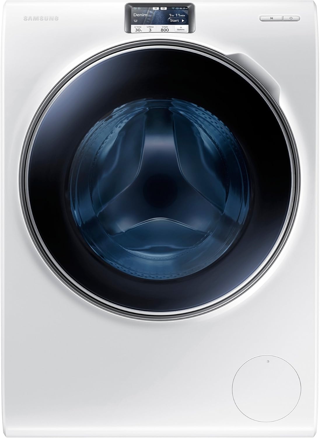 Samsung Waschmaschine, 10 kg, Weiß/Silber, WW10H9400EW Autonome Frontladung 1400rpm A+++ Weiße - n, Weiß, Links