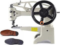 WOTZOV Overlock-Nähmaschinen, 8 Zoll, Schwarz, Hochleistungs-Ledernähmaschine, industrielle Handkurbel-Schuhnähmaschine