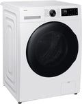 Samsung Wäschetrockner, 6 kg, Weiß, WD90HG5U34BEEG Waschtrockner, Waschmaschine und Trockner in einem Gerät, AI Ecobubble & SmartThings