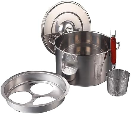 Pastatopf Kochfeld, Silber, Set aus Edelstahl mit Siebeinsatz, Müheloses Kochen, Dämpfen und Abgießen von Gemüse und mehr