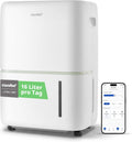 Comfee Luftentfeuchter, 16 L, 80m, 32m, 5 L, Weiß, /24h, Raumgröße ca. ³ ( ²), APP-fähig, Smart modu, Timer 24H, Wassertank