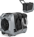 GOPLUS Luftentfeuchter, 57x34x47 cm, ≤55 dB, 85 L, Metall, LLDPE, Schwarz, /Tag, Bautrockner für Lager, Keller
