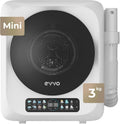 EVVO Wäschetrockner, 3 kg, Weiß, Mini- S4 Plus, kompaktes Design, Touchpanel, UV-Hygiene, Anti-Falten-Funktion