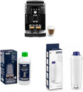 De'Longhi Kaffeevollautomat, Schwarz/Silber, Magnifica S Smart ECAM 230.13.B mit Milchaufschäumdüse +