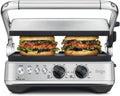 Sage Elektrische Tischgrills, Silber, The BBQ und Press Grill, Gebürsteter Edelstahl