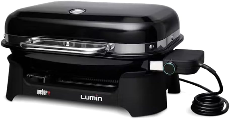 Weber Elektrogrill, Schwarz, Elektrischer Grill Lum