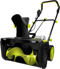 QuinteZhenTially Schneefräse, 3500 W, 3500w, 50 Cm, Schwarz, Elektro Schneepflug, Räumbreite 4Batteries