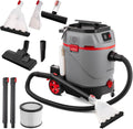 LEHMANN Nass-,Trockensauger für Werkstätten, 35 L, Grau, Primewash 2800 Waschsauger, Profi Teppichreiniger & Polsterreiniger mit Heißwasser 60°C