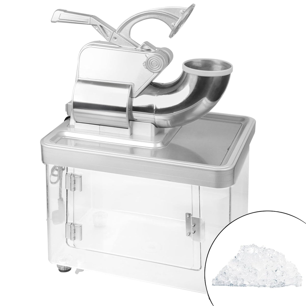 GGM Gastro Systemgastronomieausrüstung & -zubehör, 350 W, 5 kg, Grau, Tisch-Eiscrusher /m